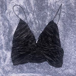 Urban Outfitters Satin cropped tank